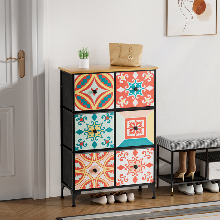 Dakota Fields Chayson Tall Dresser for Bedroom 6 Drawer Tall